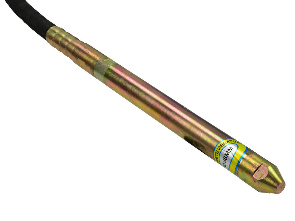 Steel-Reinforced Poker for Concrete Vibrator 38 mm x 4 m