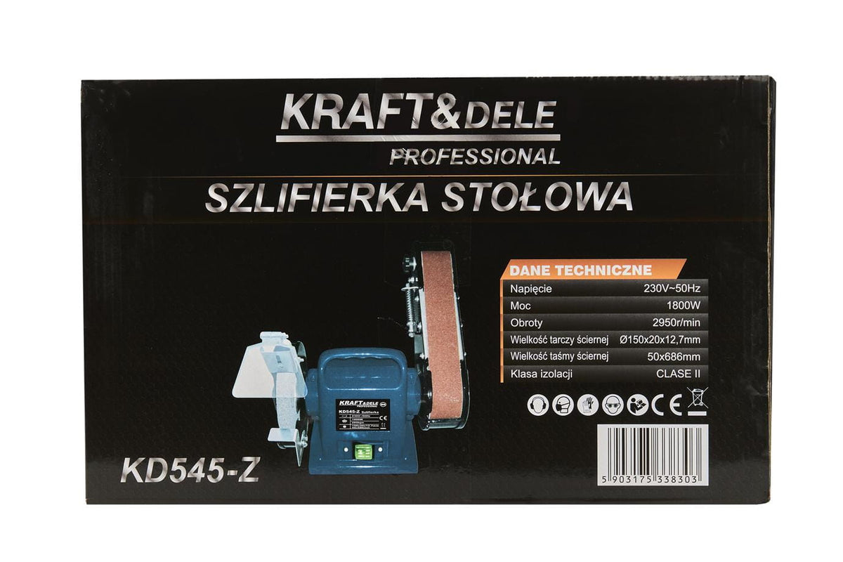 BENCH BELT GRINDER 1800W KD545-Z