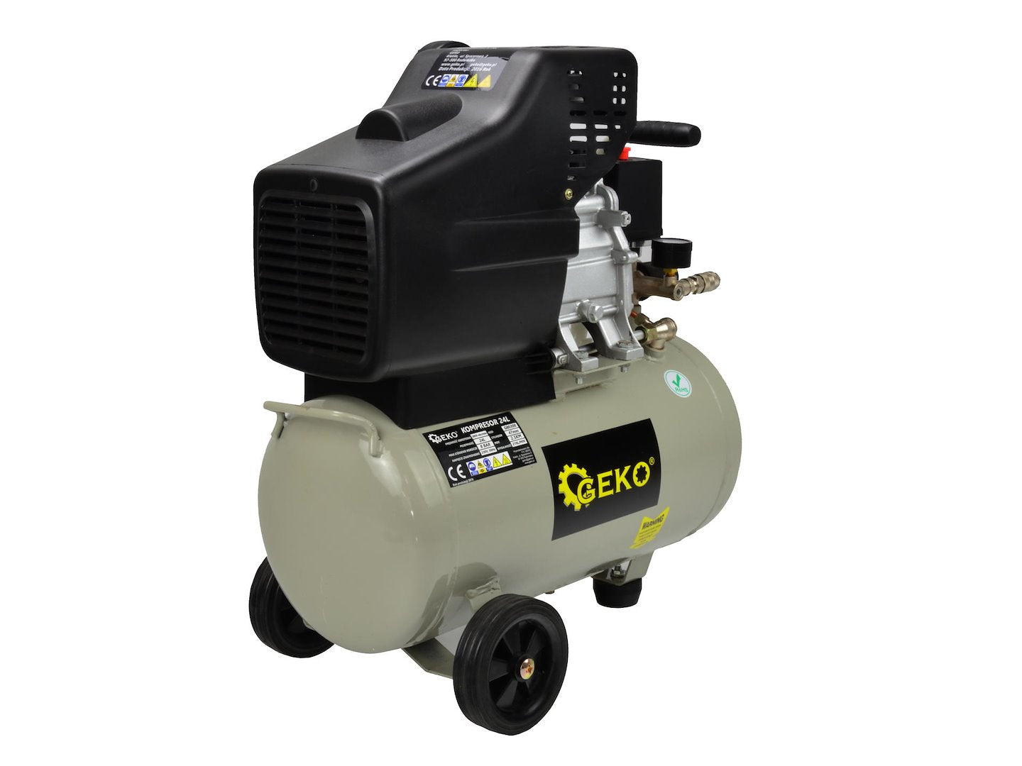 24L Oil-Lubricated Air Compressor — 8 bar, 210 L/min