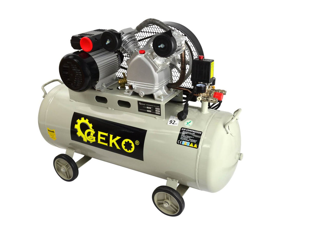 100L Oil-Lubricated Air Compressor V-Twin 8 bar 390 L/min