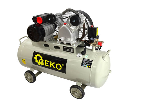 100L Oil-Lubricated Air Compressor V-Twin 8 bar 390 L/min
