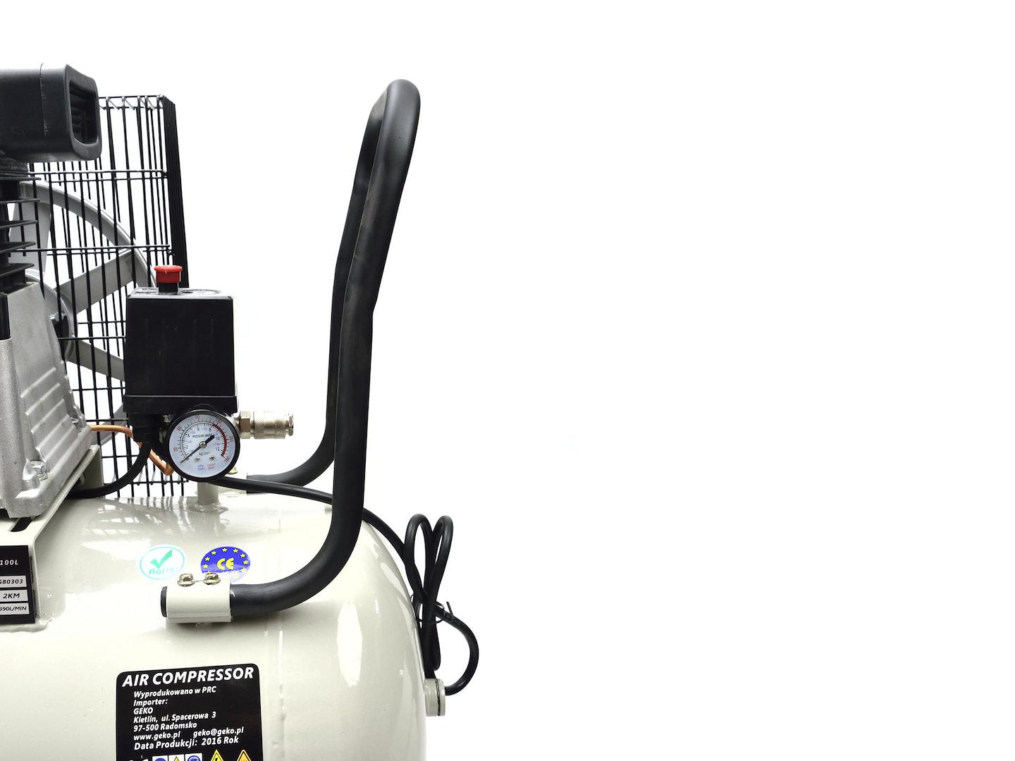 100L Oil-Lubricated Air Compressor Type Z — 8 bar, 390 L/min