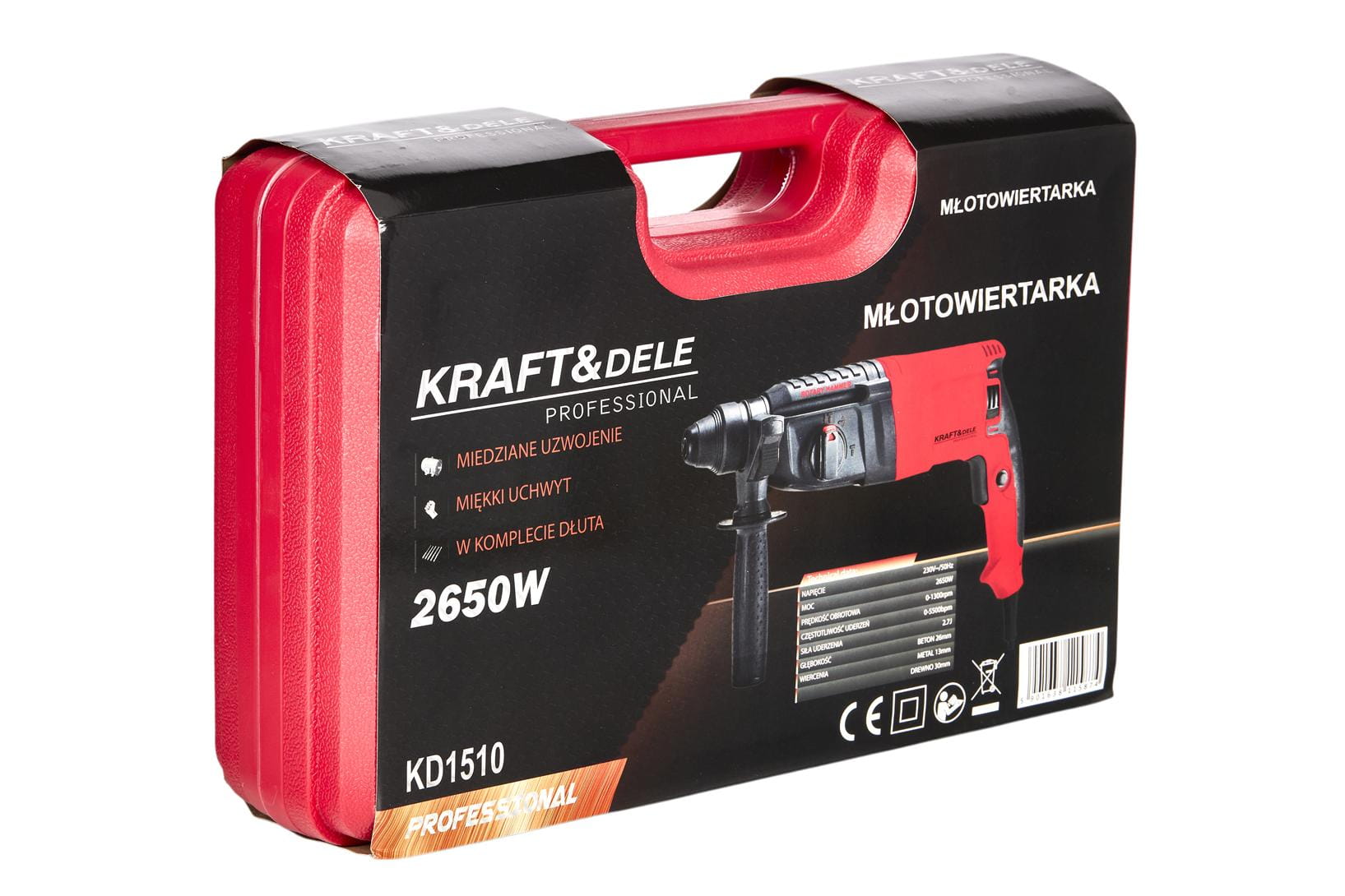 Rotary Hammer 2600W KRAFT&DELE KD1510