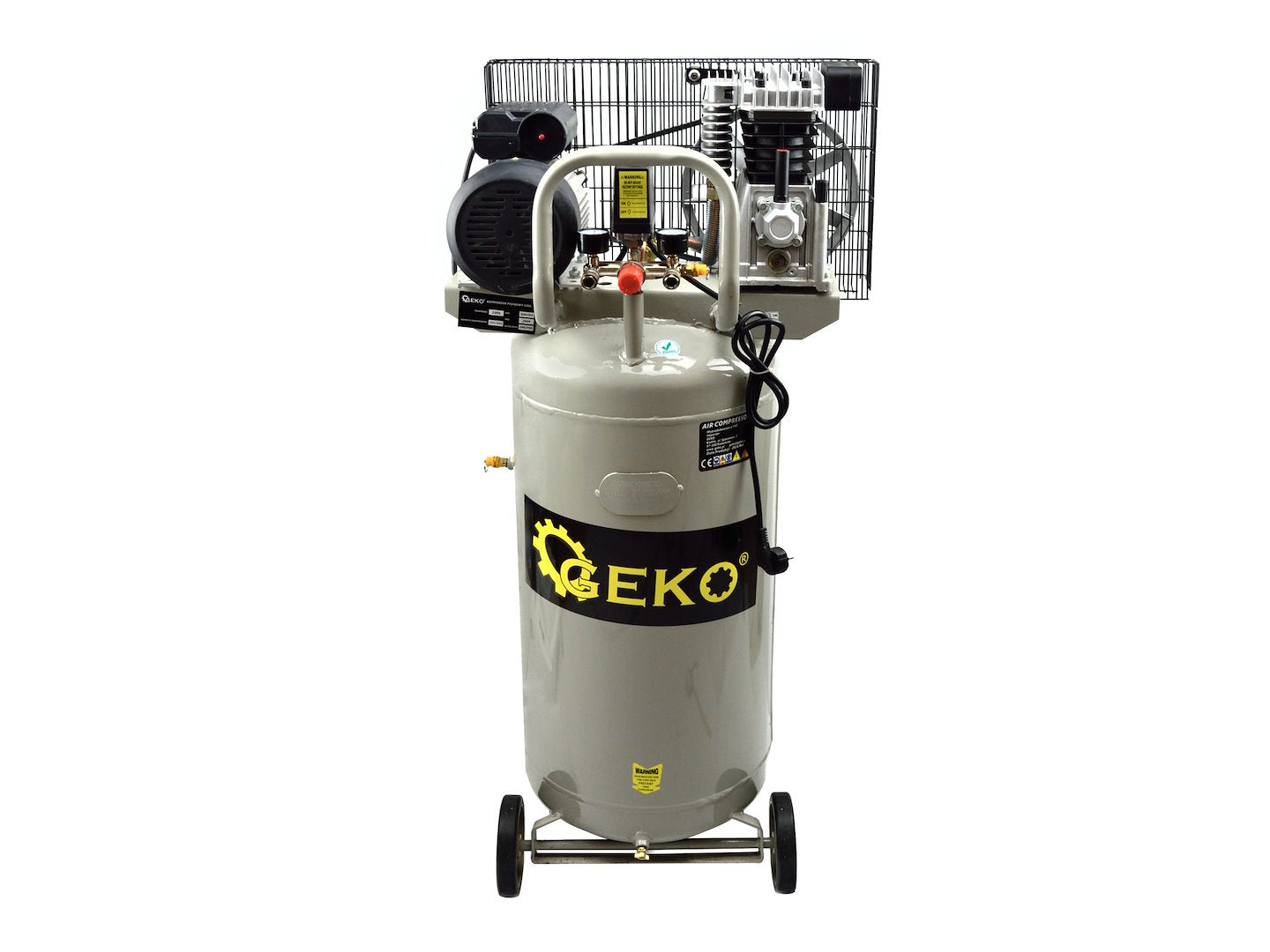 100 L Oil-Lubricated Air Compressor — Vertical Tank, 8 bar, 390 L/min