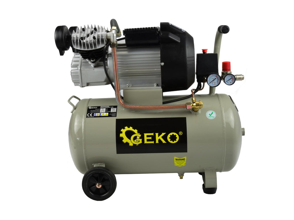 50 L Oil Lubricated Air Compressor V-Twin 8 bar 410 L/min