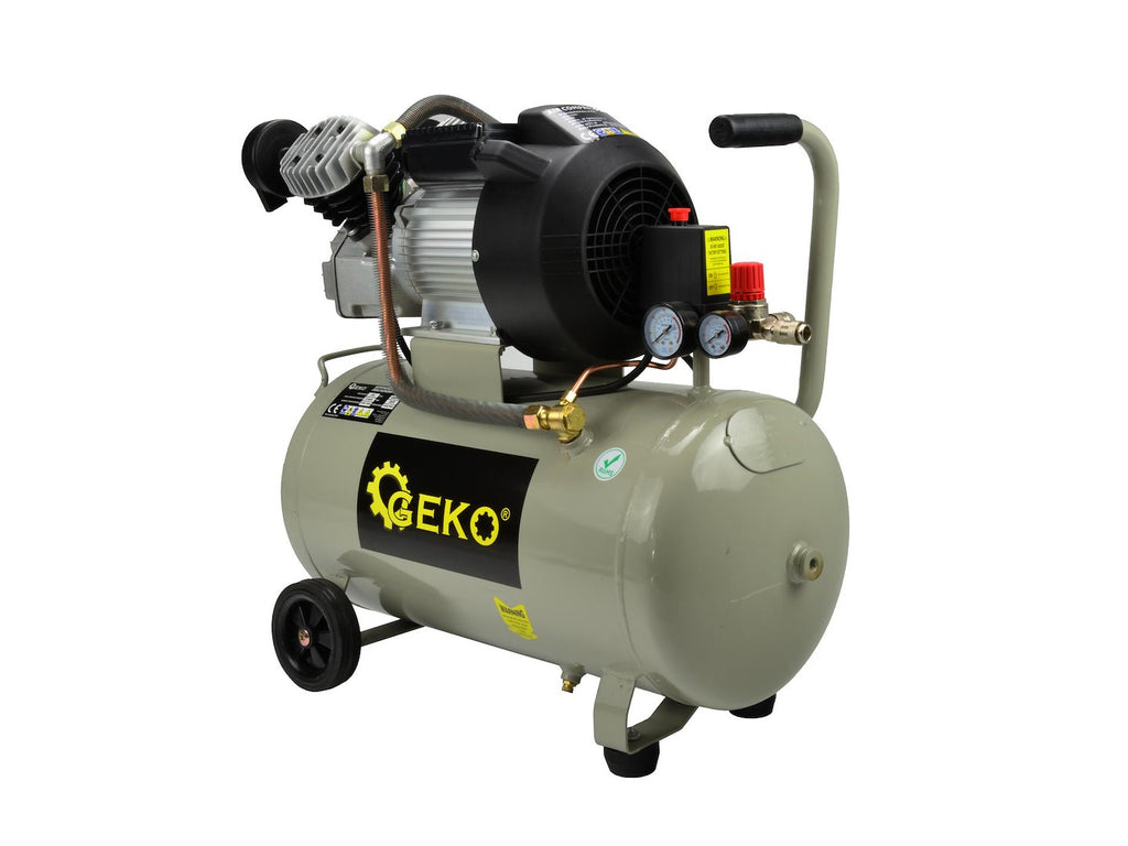 50 L Oil Lubricated Air Compressor V-Twin 8 bar 410 L/min