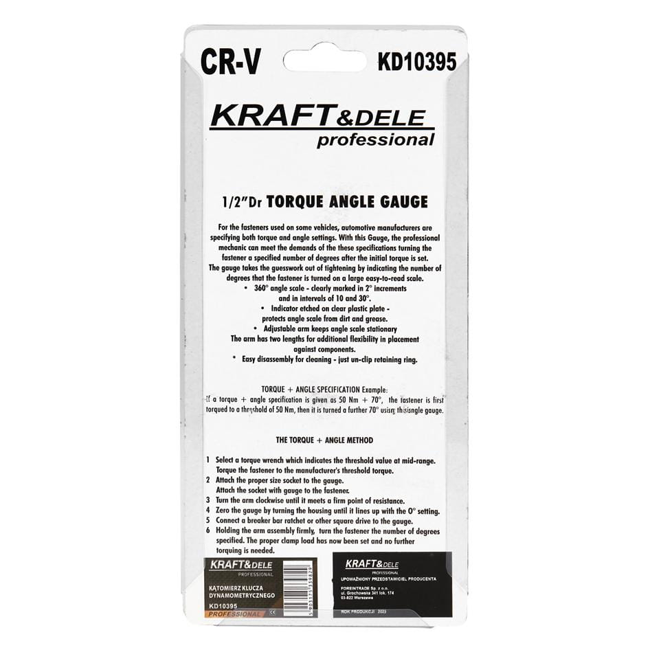 Protractor for torque wrench KD10395 (VB10)