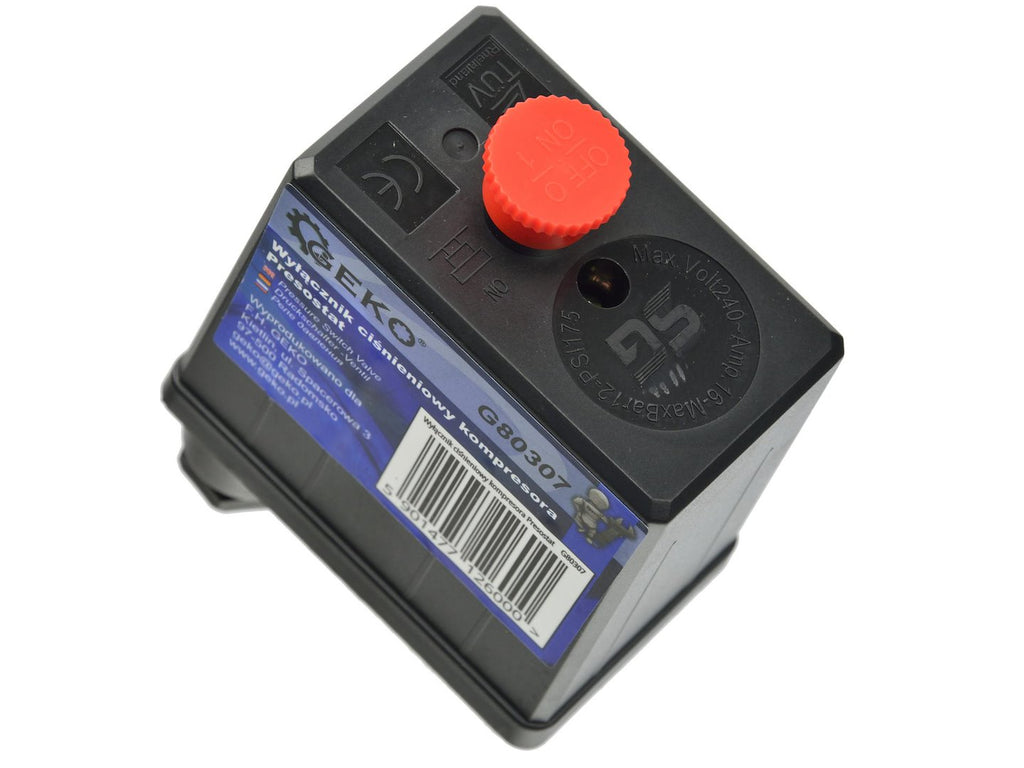 One-way pressure switch for air compressors