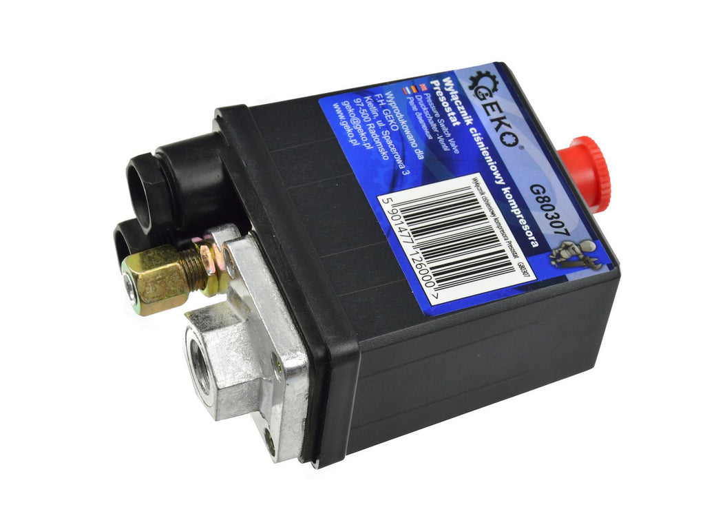One-way pressure switch for air compressors