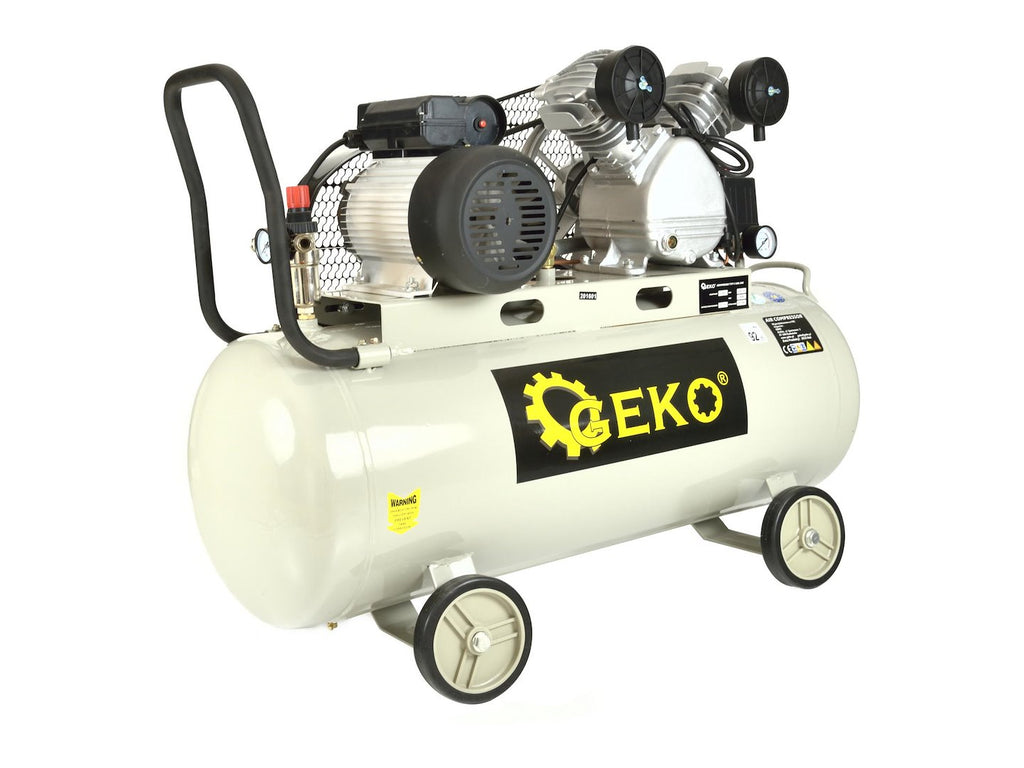 100 L Oil-Lubricated Air Compressor V-Twin 9 bar 390 L/min BIG