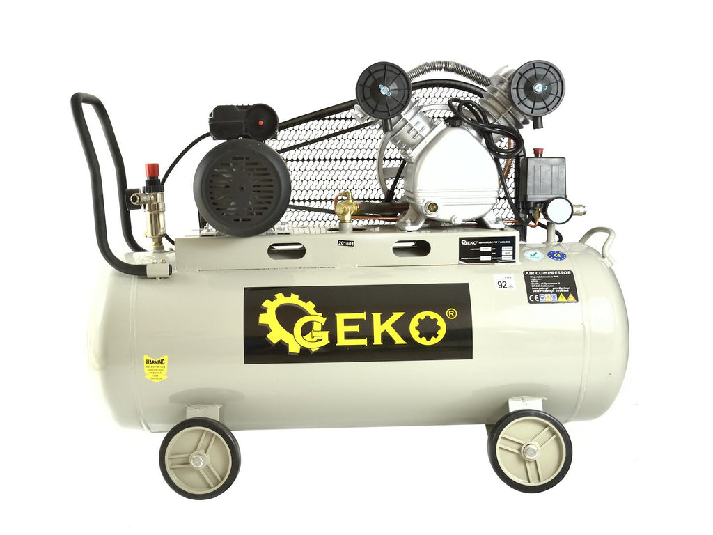 100 L Oil-Lubricated Air Compressor V-Twin 9 bar 390 L/min BIG