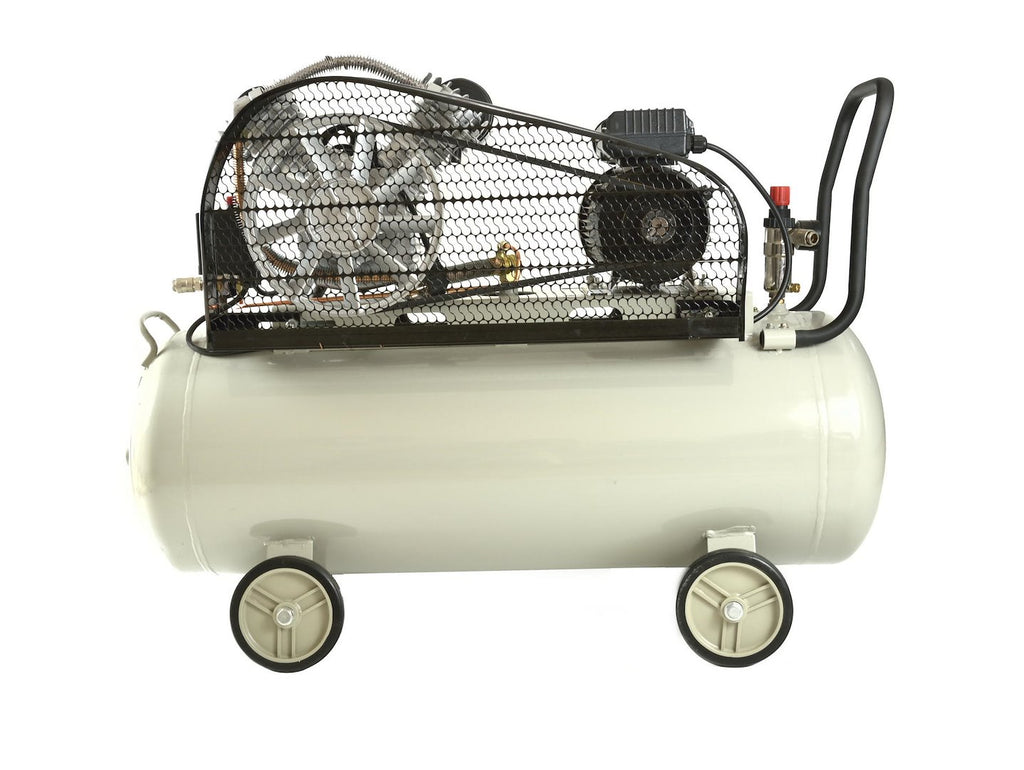 100 L Oil-Lubricated Air Compressor V-Twin 9 bar 390 L/min BIG