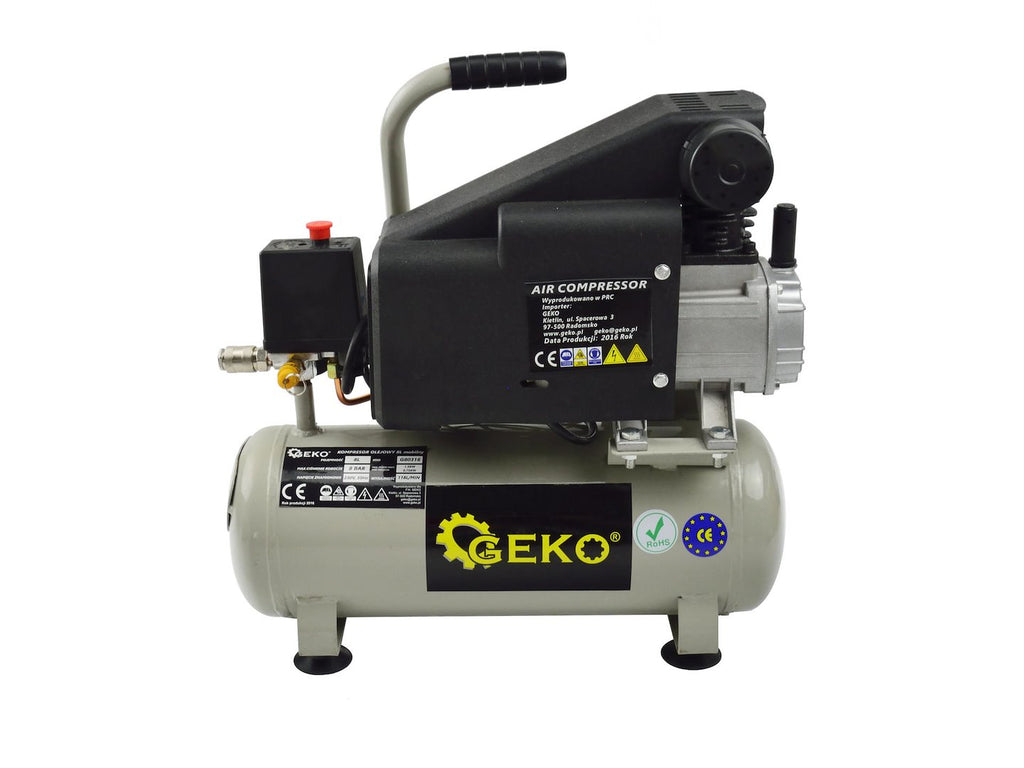 8L Oil-Lubricated Air Compressor — 8 bar, 118 L/min