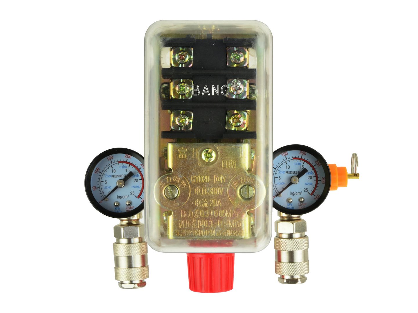 Pressure switch reducer (2 manometers) 400V