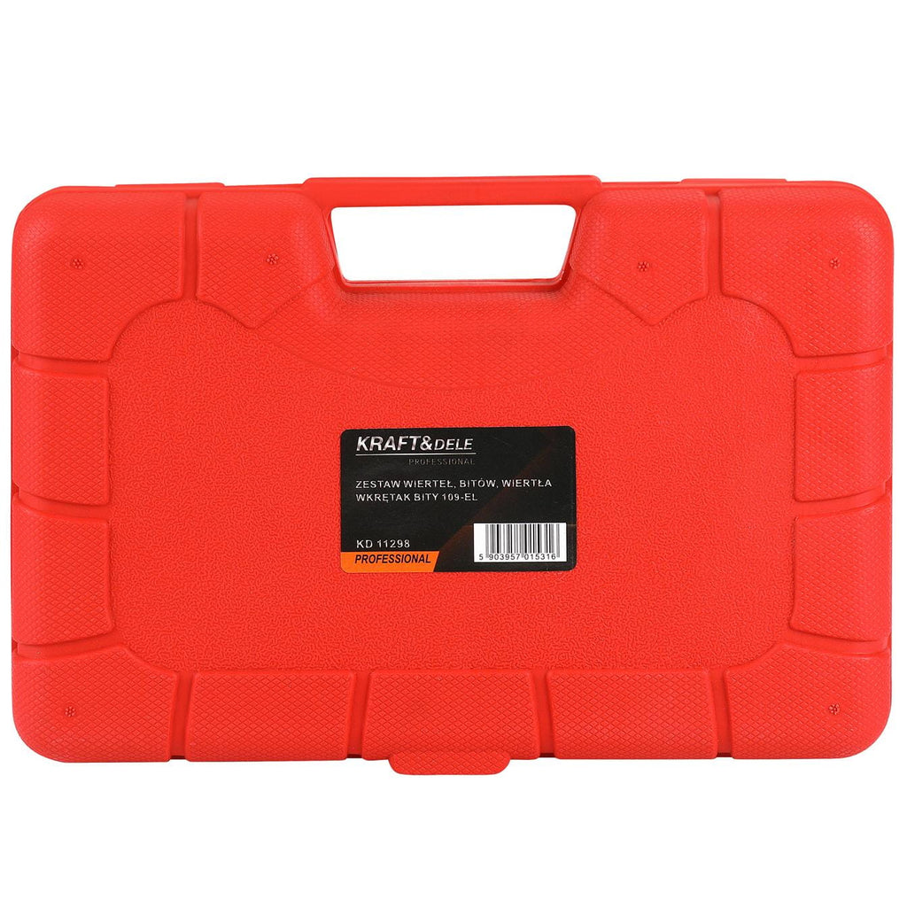 Drill, bit, and socket set 109 pcs. KD11298
