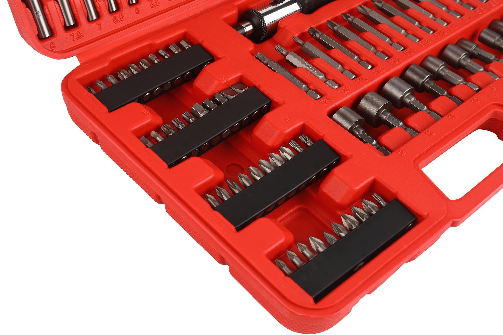Drill, bit, and socket set 109 pcs. KD11298