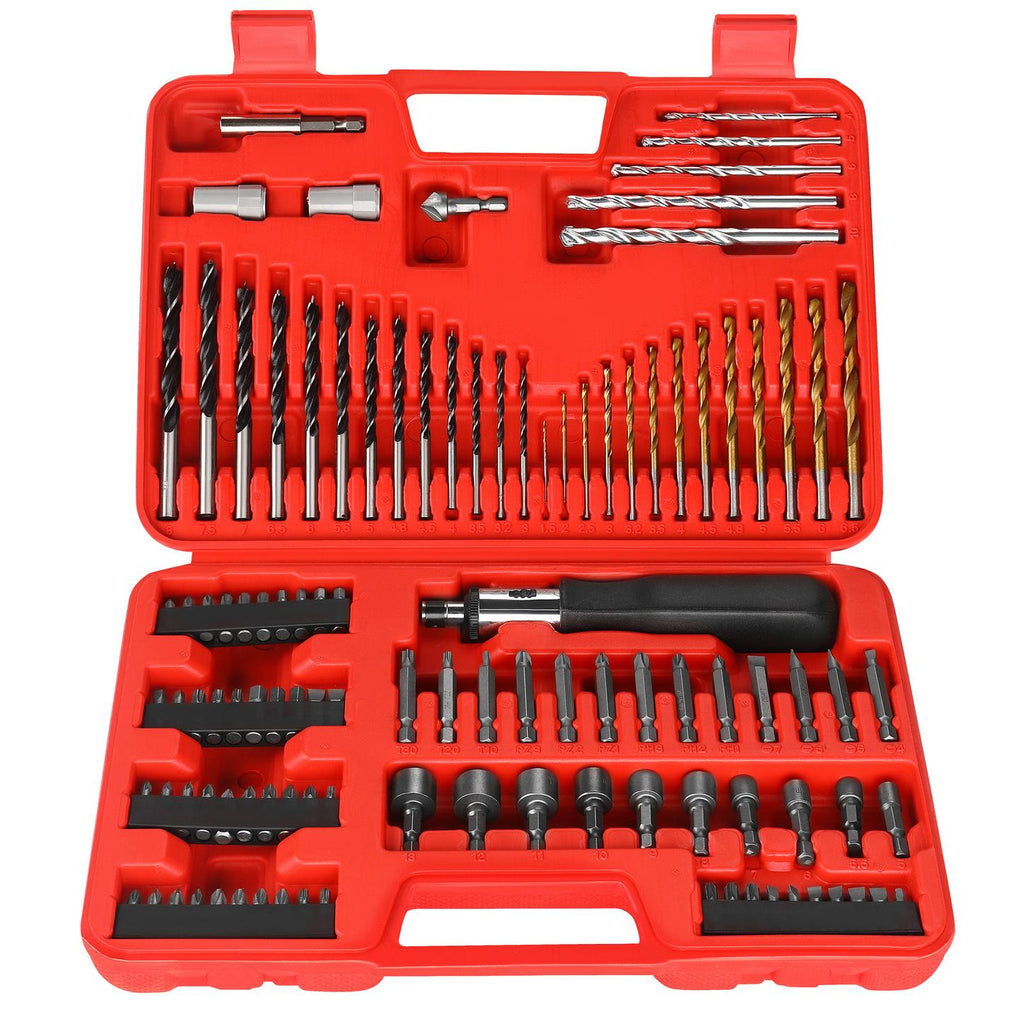 Drill, bit, and socket set 109 pcs. KD11298