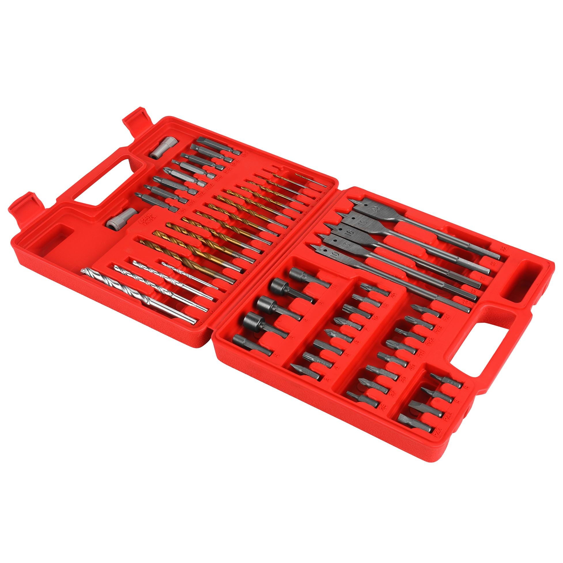 Drill, bit, and socket set 57 pcs. KD11272