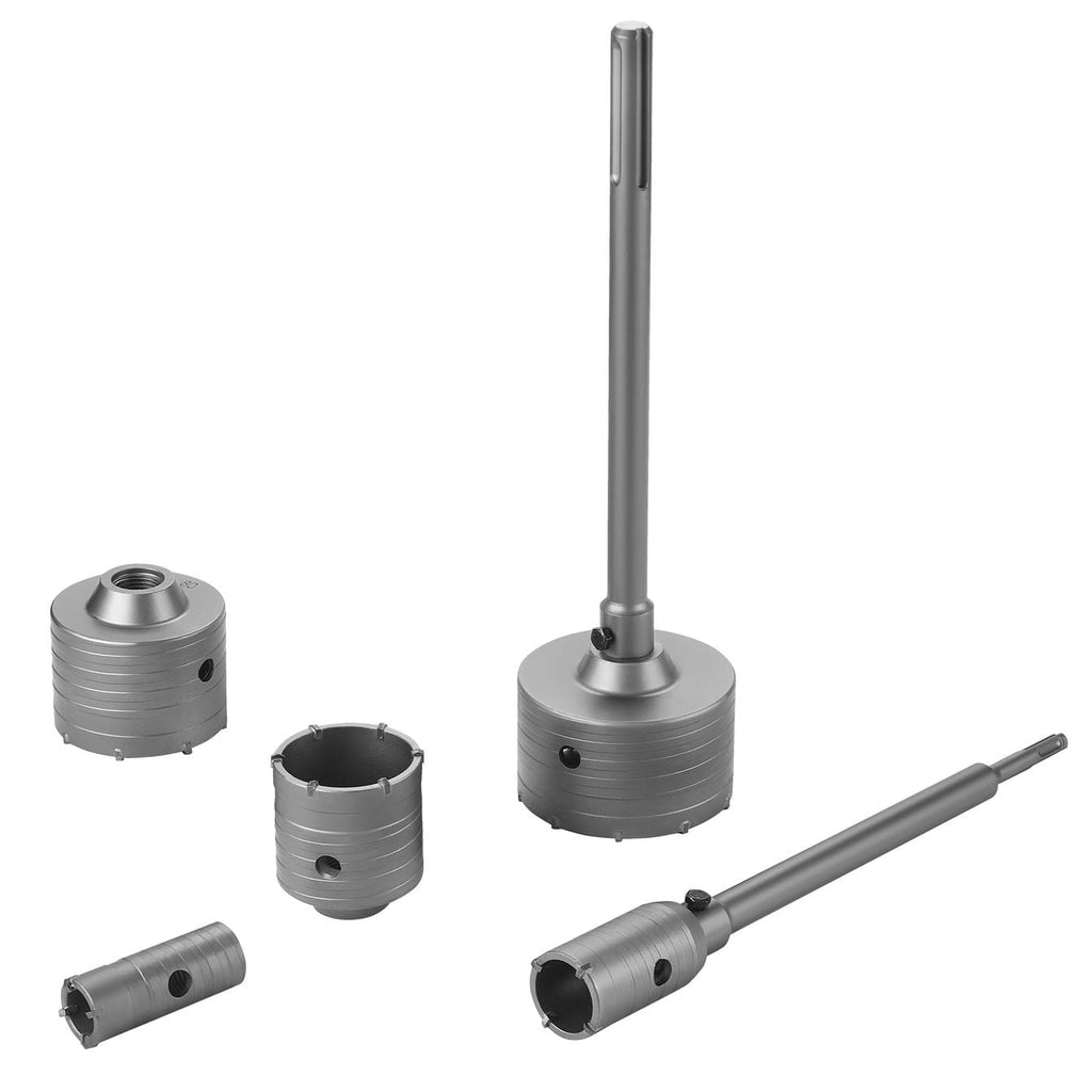 KRAFT&DELE karbiidotsaga kroonpuuride komplekt betoonile 30–100 mm, 9 tk, SDS PLUS/SDS MAX KD12640