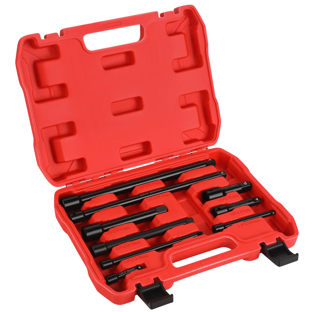 9-piece impact extension set 1/4" 3/8" 1/2" KD12532
