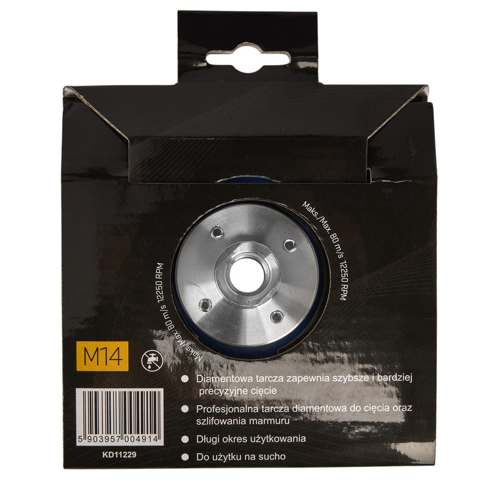 Teemantketas faasimiseks, lihvimiseks M14 125x22.23mm KD11229