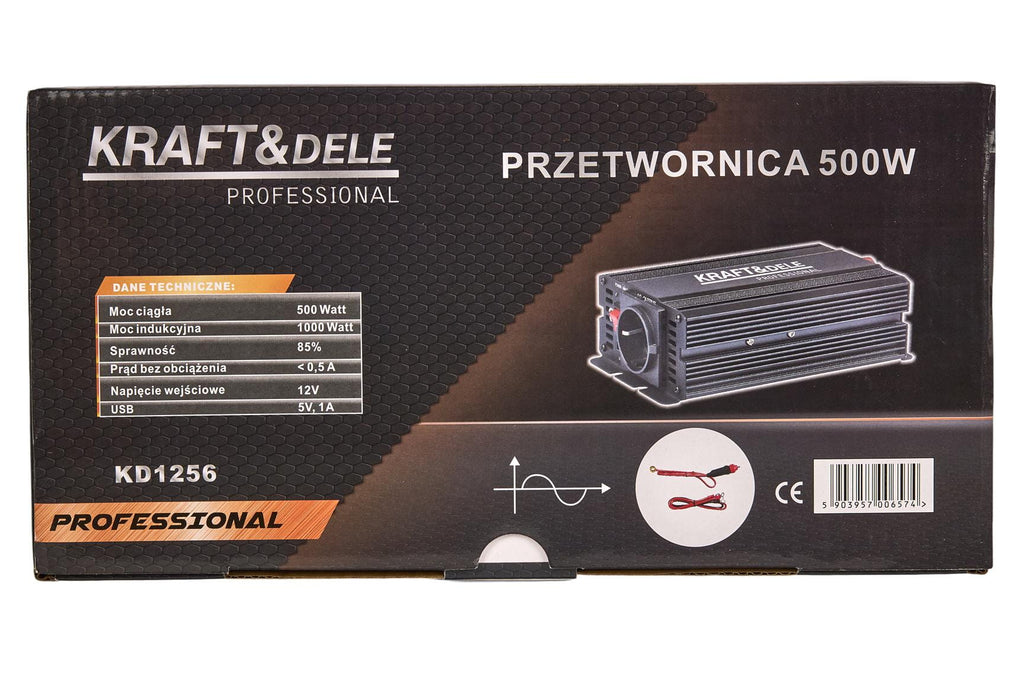12V to 230V voltage converter 500/1000W KD1256