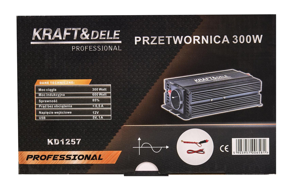 12V to 230V Power Inverter 300 / 600W KD1257