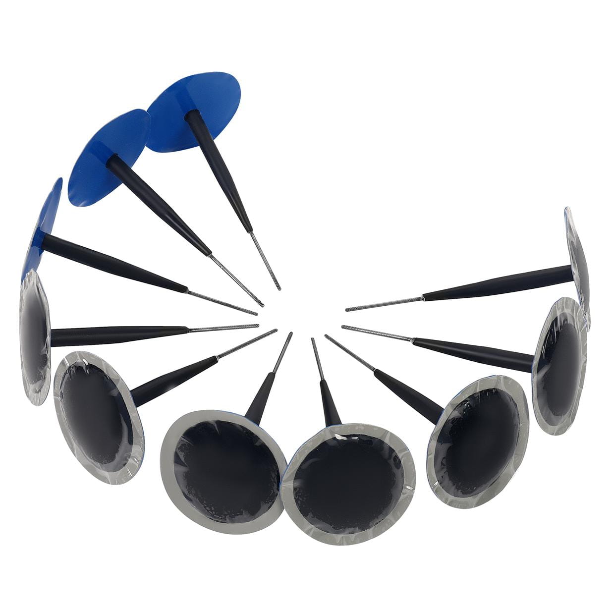 Tire repair plugs with 6mm patch, 10 pieces KD5913
