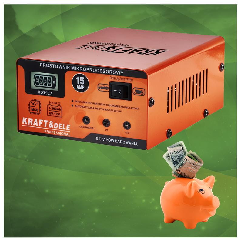 MIKROPROTSESSORIGA ALALDITI 15AMP 6/12V KD1917