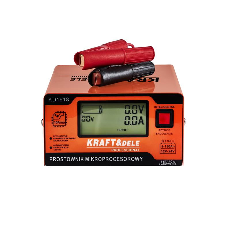 KRAFT&DELE mikroprotsessoriga akulaadija 10 A 12/24 V KD1918