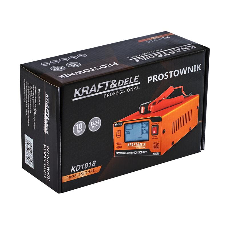 KRAFT&DELE mikroprotsessoriga akulaadija 10 A 12/24 V KD1918