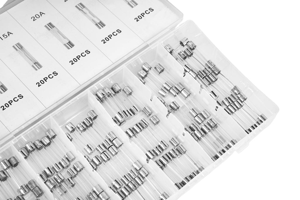 Glass fuses 120 pcs. 5-30A KD1302