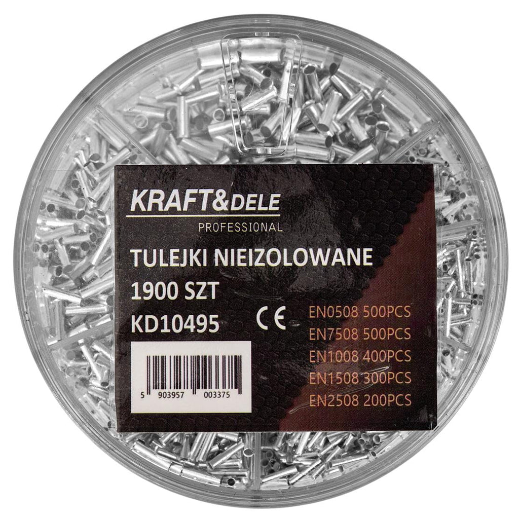 Non-insulated ferrules 1900 pcs. KD10495 (VB10)