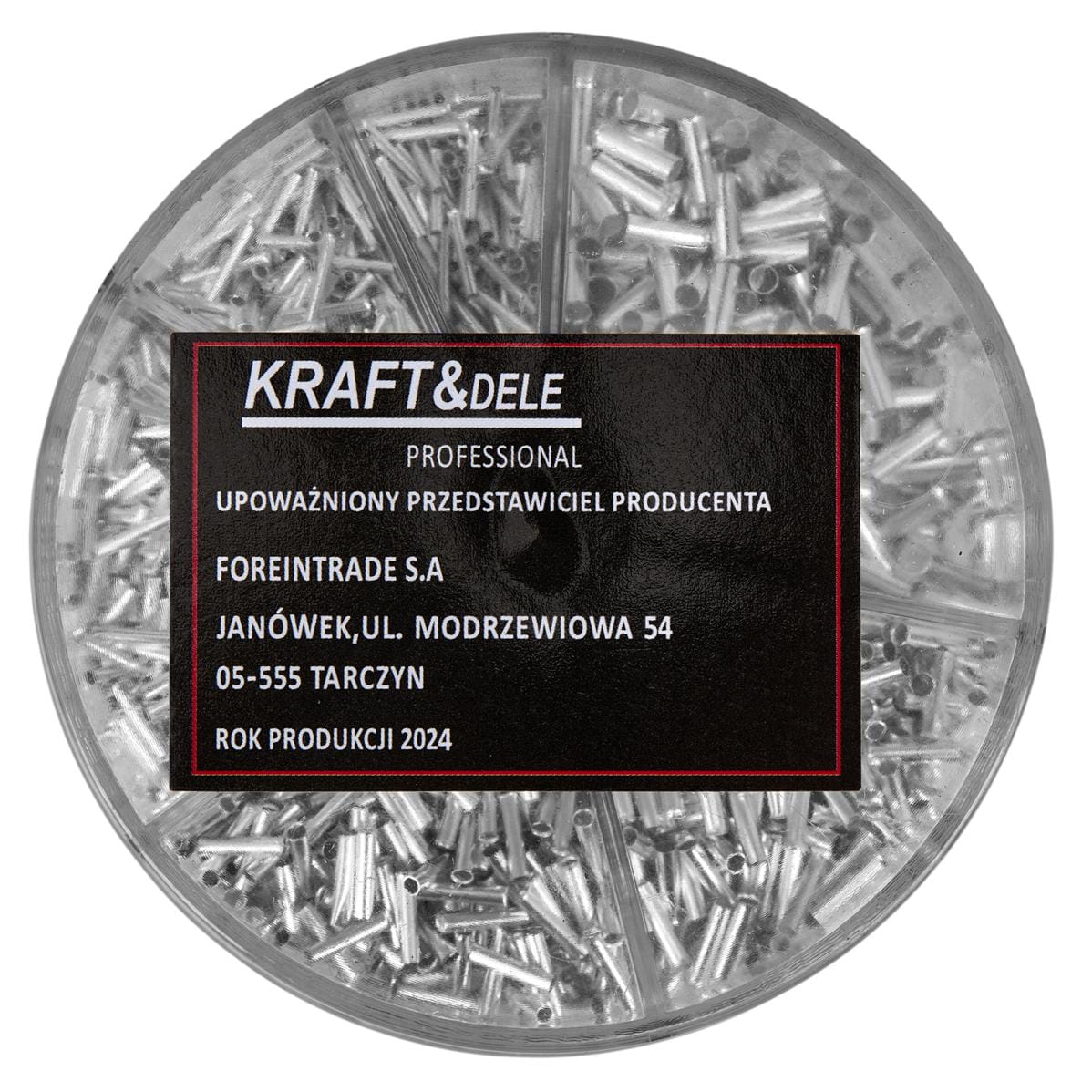 Non-insulated ferrules 1900 pcs. KD10495 (VB10)