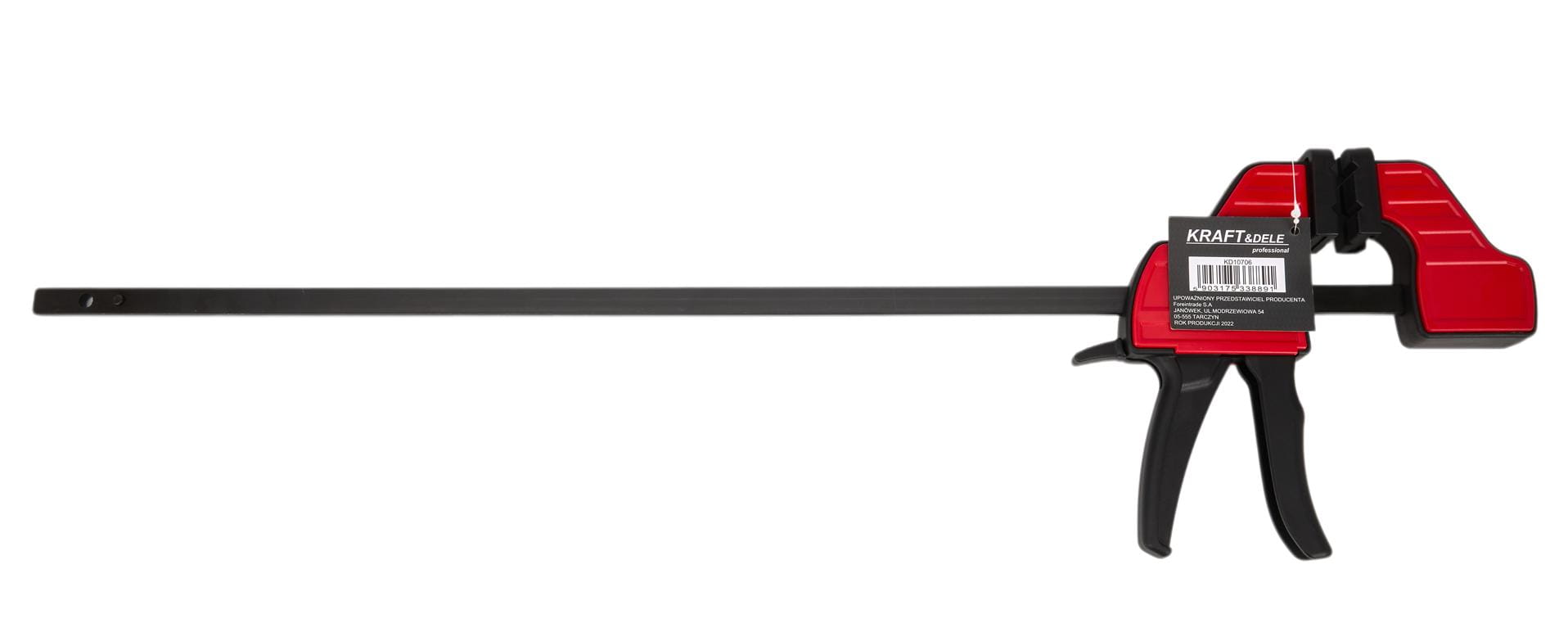 Puusepa klamber 90kg - 18'' - 450 x 60 mm KD10706