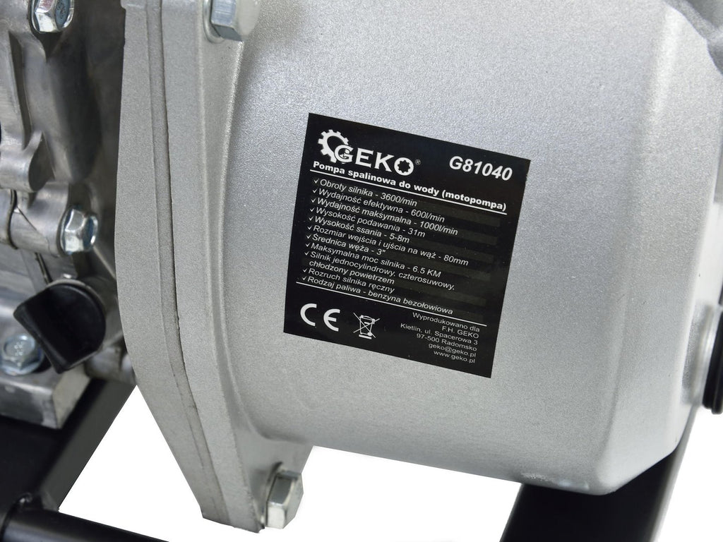 Gasoline Water Pump 3"