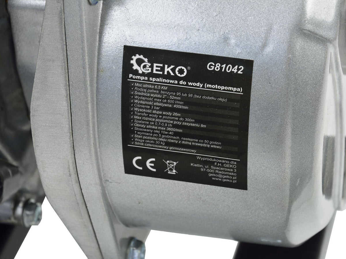 Gasoline Water Pump 2"