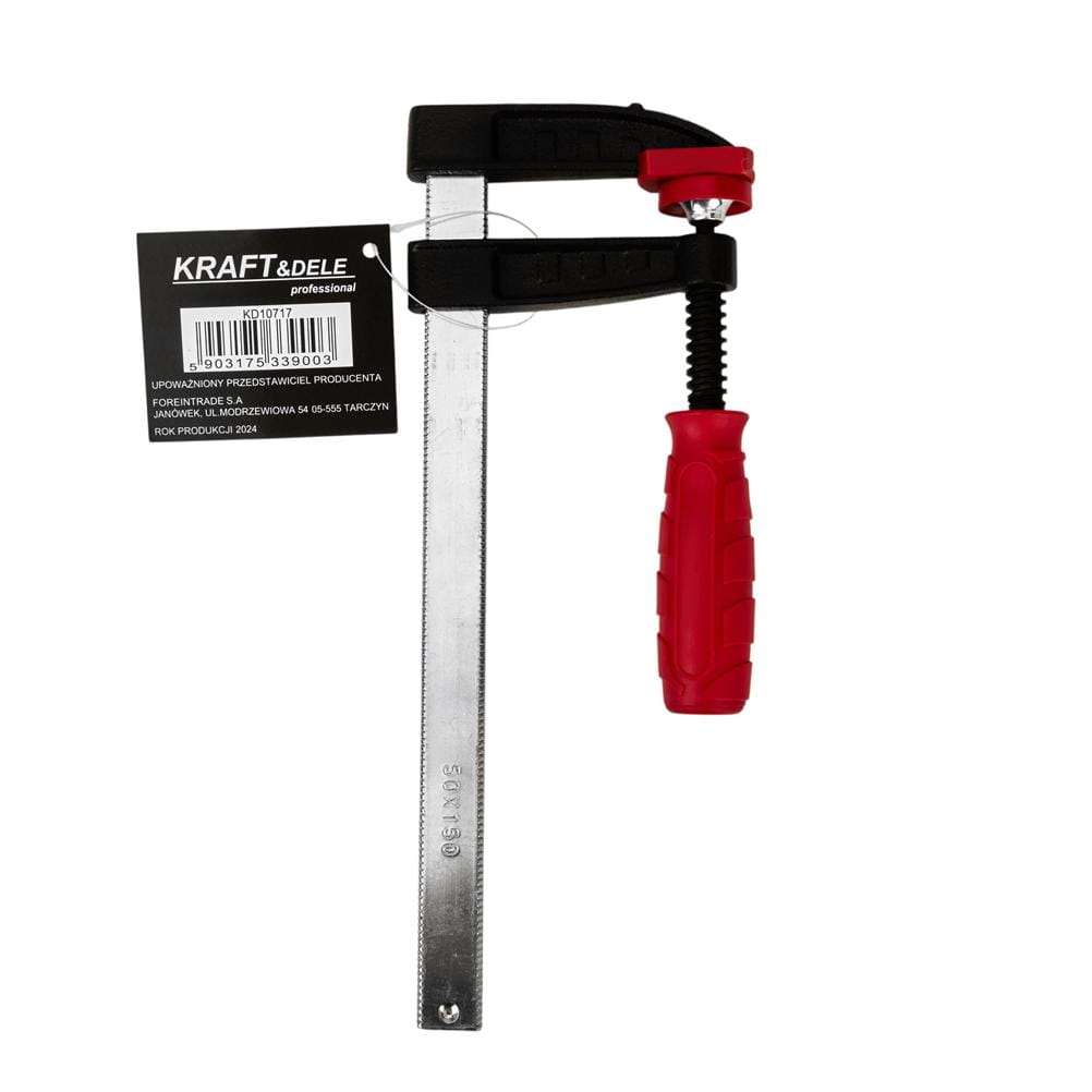 Carpenter's clamp type F 300kg - 150 x 50 mm KD10717