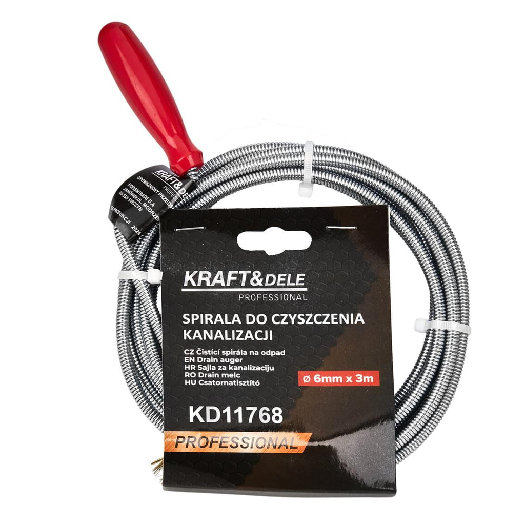 Drenaažitoru spiraal harjaga 6mm x 3m KD11768 (A31)