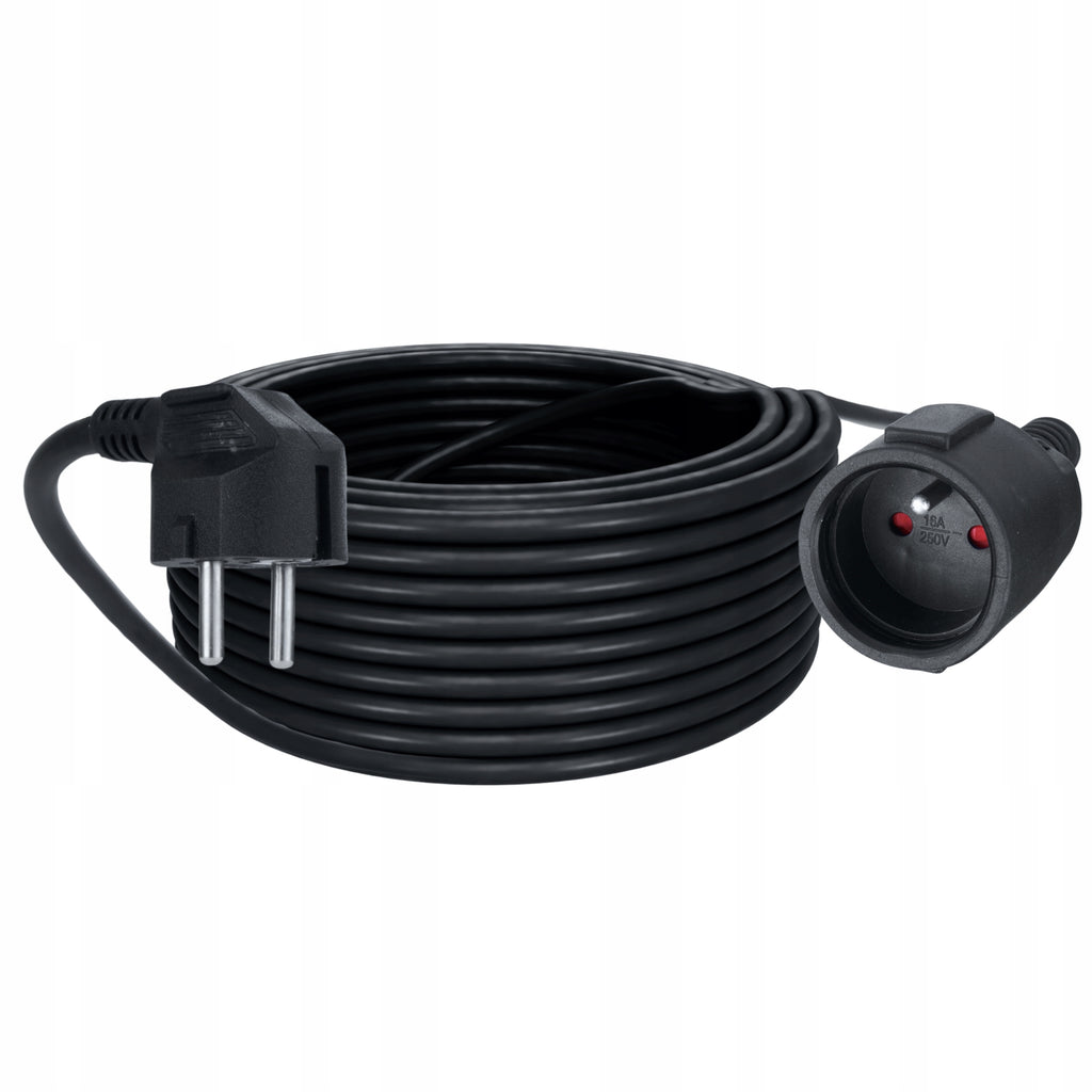 Construction Garden Electric Extension Cord Black 30m 3x1.5mm IP20
