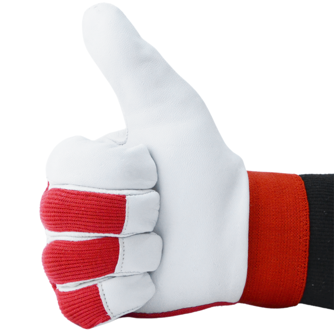 Paigaldaja kaitsekindad, kitsenahast, takjakinnitusega, 8", 1 tk