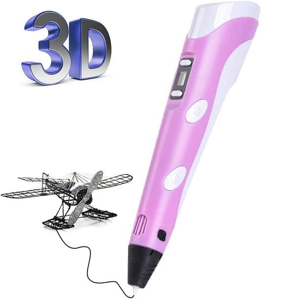 3D joonistuspulga komplekt reguleeritavate seadistustega ja ABS/PLA filamentidega