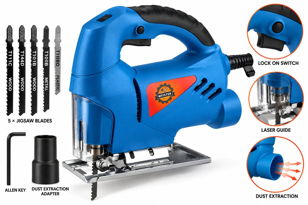 MEISTER elektriline tikksaag 1150 W laserjuhikuga MS-671
