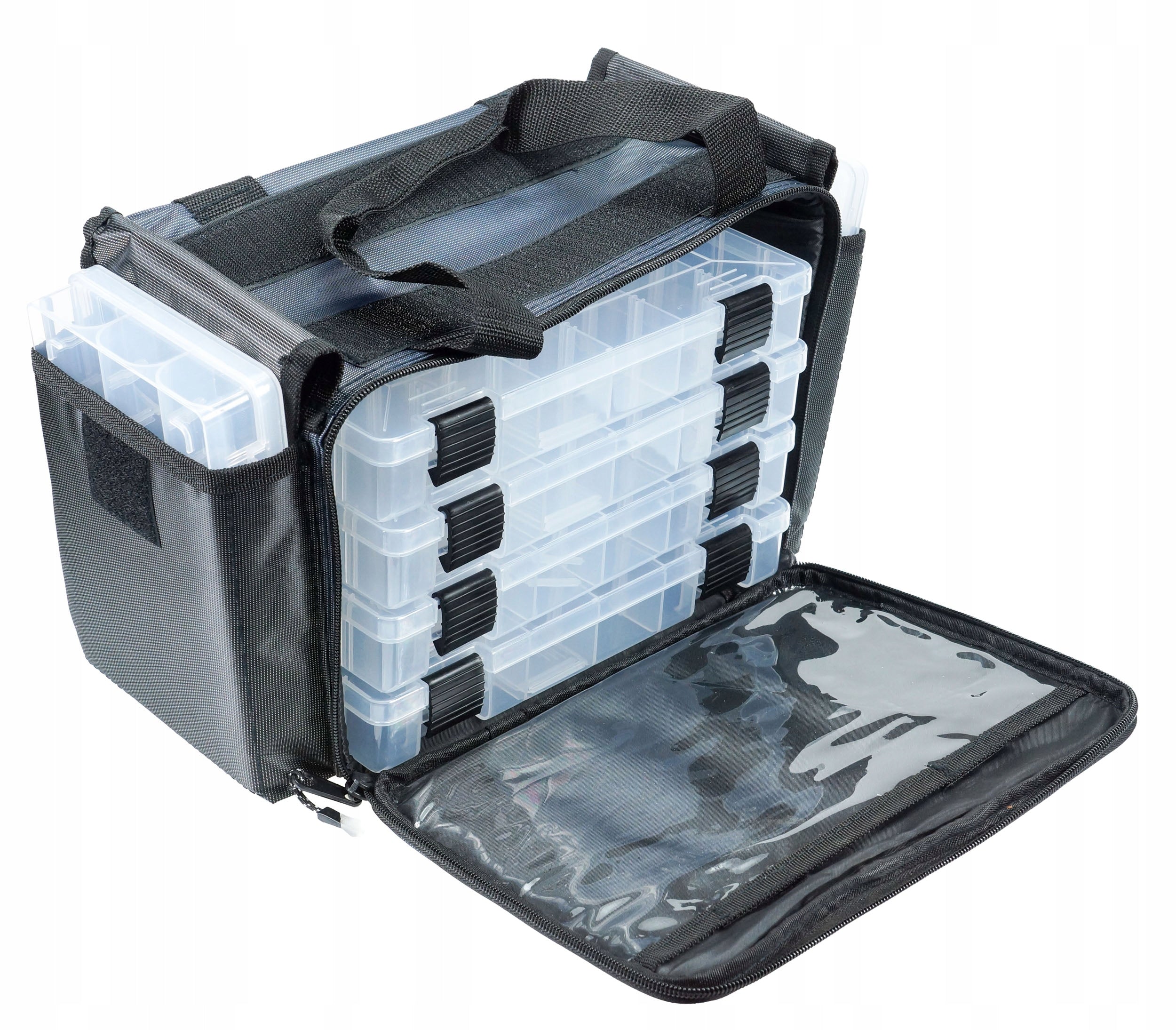 Hokkado Fishing Bag with 4 Boxes 40/20/30-6