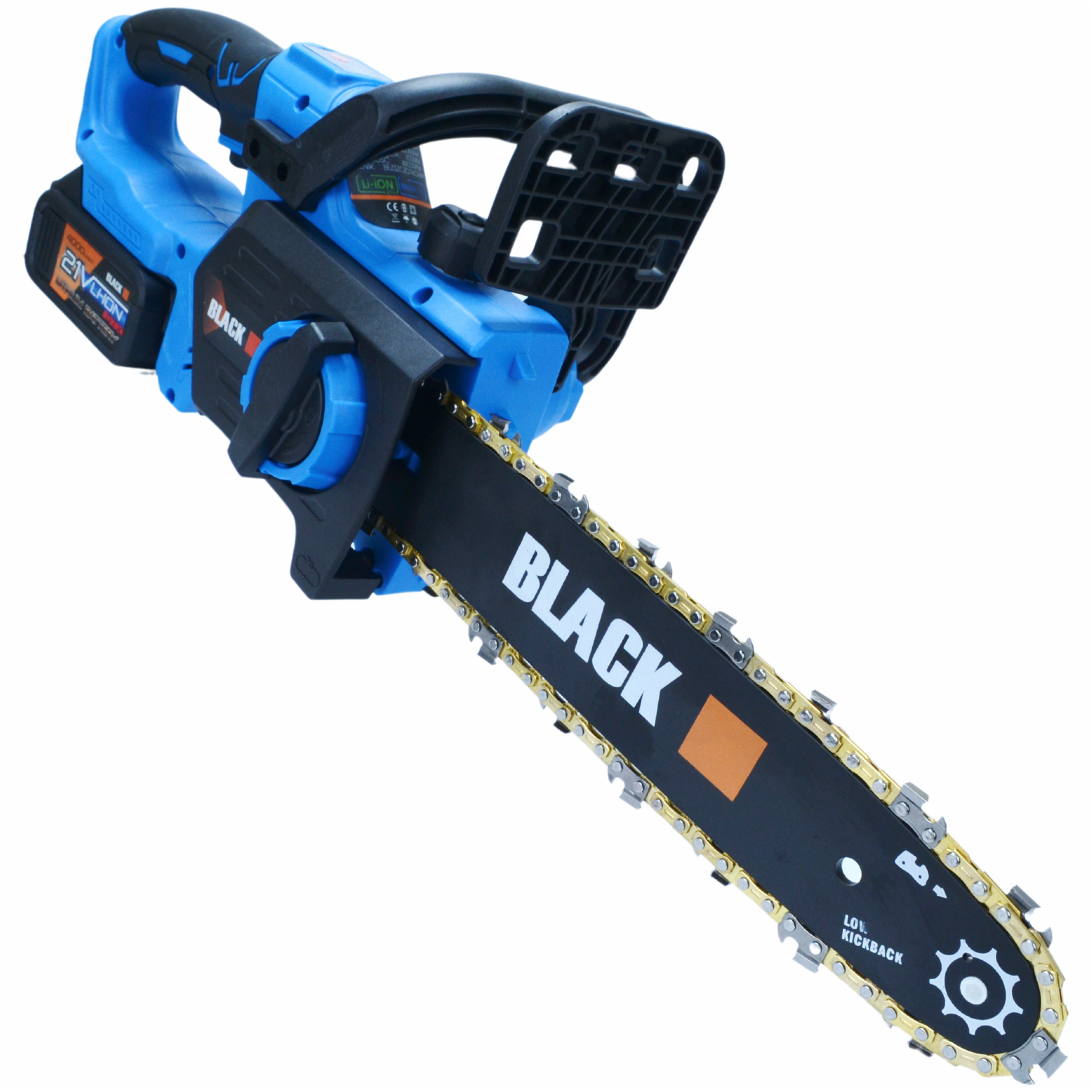 Juhtmeta puidulõikekettasaag 2 x 21V 4Ah 30cm Black