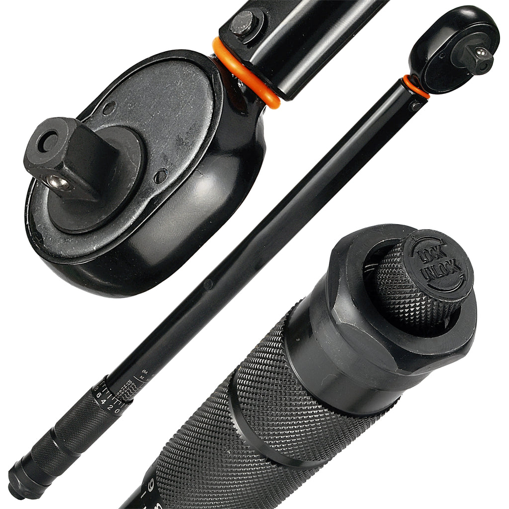 Momentvõti 1/2" 28-210 Nm CrMo & CrV 460mm Must ratastele