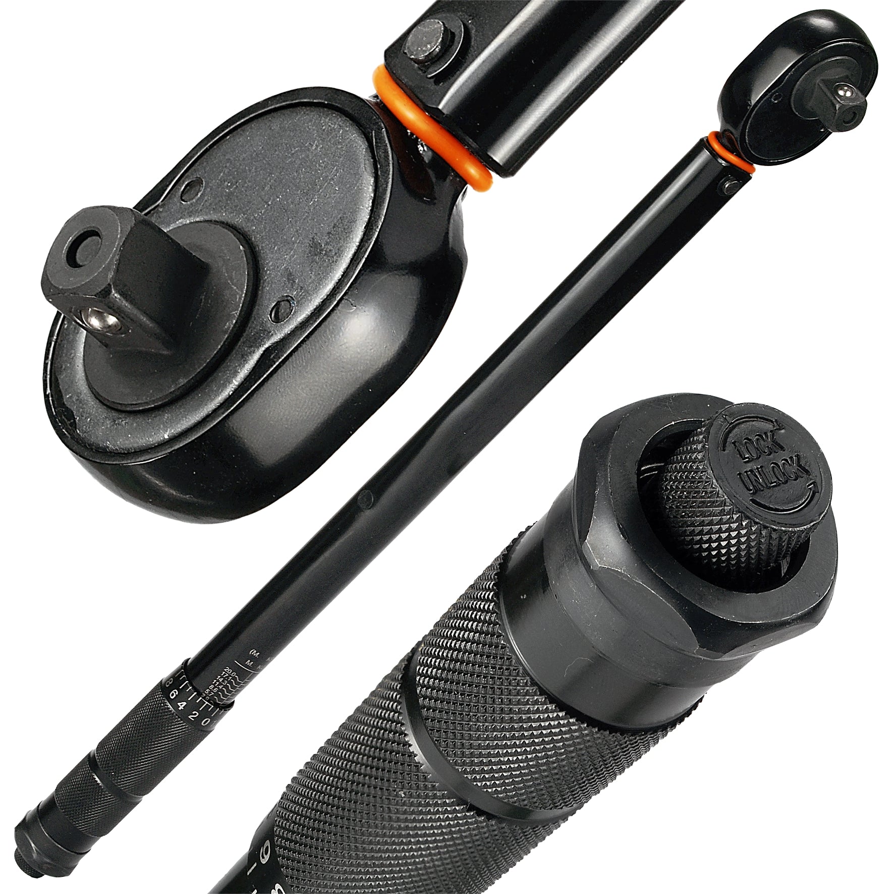 Momentvõti 1/2" 28-210 Nm CrMo & CrV 460mm Must ratastele