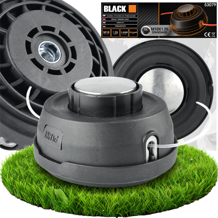 Easy-Load Trimmer Head for Black Gas Strimmer