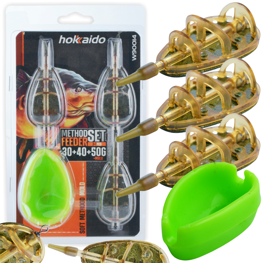 Method Feeder Basket Set 30g, 40g, 50g with Mold