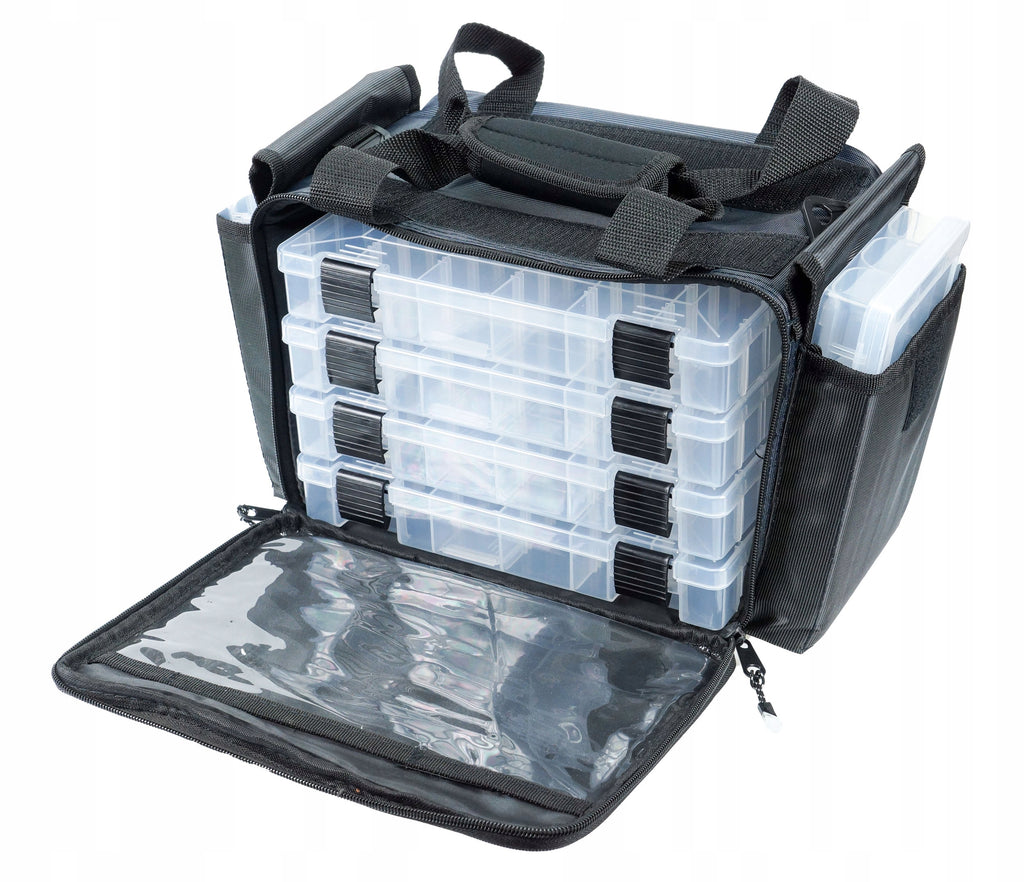 Hokkado Fishing Bag with 4 Boxes 40/20/30-6